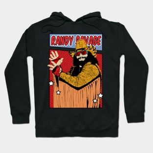 Randy Savage Pop Art Comic Style Hoodie